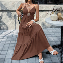 Load image into Gallery viewer, Women Clothing Summer Elegant Easy Matching Sling Long Dress