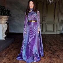Load image into Gallery viewer, Summer Long Shawl Split Graceful Formal Dress Belt Dress
