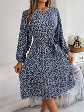 Load image into Gallery viewer, Spring Summer Casual Long Sleeved Floral Large Hem Pleated Women Clothing