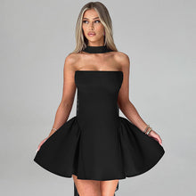Load image into Gallery viewer, Women Clothing Winter Sexy Back Zipper Tube Top Short Type Dress