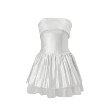 Load image into Gallery viewer, Women Clothing Spring Sexy Elegant Lady off Shoulder Tube Top Short Type Dress Women
