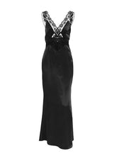 Load image into Gallery viewer, Spring Women Clothing Design Lace Elegant Black Sexy Cami Dress