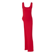 Load image into Gallery viewer, Women Clothing Summer Street Shooting Personality Slim Fit Split Shoulder Strap Dress
