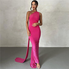 Load image into Gallery viewer, Summer Women Clothing Sexy Backless Halter Sheath Slim Fit Evening Dress Dress for Women