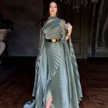 Load image into Gallery viewer, Summer Long Shawl Split Graceful Formal Dress Belt Dress
