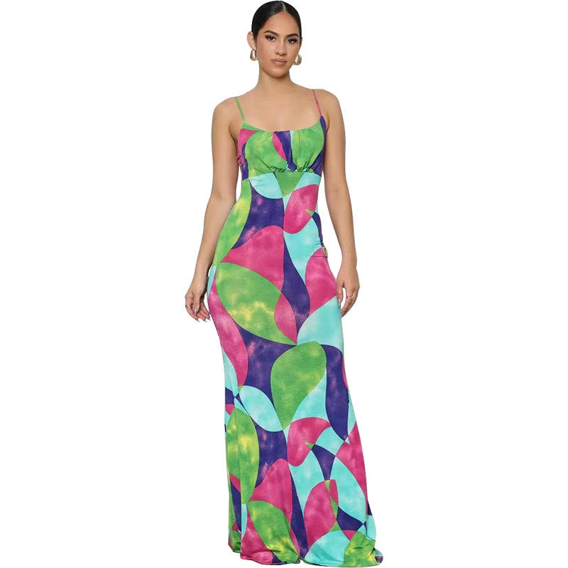 Summer Women Clothing Casual Long French Suspender