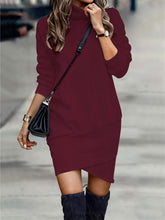 Load image into Gallery viewer, Women Clothes Autumn Winter Sexy Sheath Dralon High Grade Dress