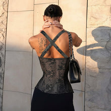 Load image into Gallery viewer, Lace Sexy Waist Tube Top Autumn All Matching Slim Fit Vest for Women