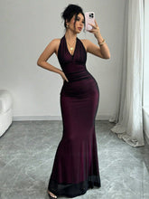Load image into Gallery viewer, Women Clothing Summer Sexy Halter Mesh Sexy Sleeveless Dress