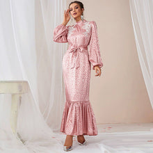 Load image into Gallery viewer, Oblique Shoulder Sexy off Shoulder Slim High Waist Maxi Dress for Women