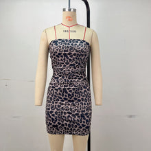 Load image into Gallery viewer, Women Clothing Summer Printed Slim Fit Sheath Dress Denim Color Advanced Tube Top