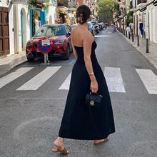 Load image into Gallery viewer, Sexy off Neck Street Loose Long Elegant Tube Top Solid Color Dress for Women