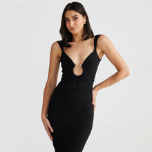 Load image into Gallery viewer, Women Clothing Spring Summer Sexy V-neck Backless Split Slim Dress