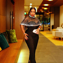 Load image into Gallery viewer, Dress with Cloak Two Piece Women Clothing