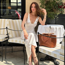 Load image into Gallery viewer, Women Clothing Summer French Entry Lux High Sense Graceful Fashionable Sleeveless Slim Dress