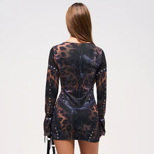 Load image into Gallery viewer, Women Clothing Positioning Printing Slim Fit Long Sleeve Narrow Short
