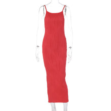 Load image into Gallery viewer, Summer Three Dimensional Line Sexy Sling Slim Fit Dress Women Clothing