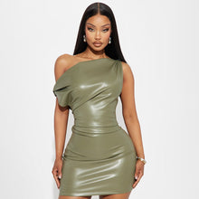 Load image into Gallery viewer, Crossbody Sheath Dress Women Clothing Sexy Nightclub Dress