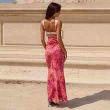 Load image into Gallery viewer, Summer Women Sexy Waist Hollow Out Cutout out Sheath Dress Tassel Cami Dress