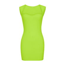 Load image into Gallery viewer, Spring Summer Women Clothing Sexy Nightclub Dress Sleeveless Knitted Hip Spaghetti Straps Dress