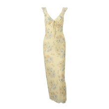 Load image into Gallery viewer, Summer Women Sexy Low Cut Sexy Vacation Retro Printed Slim Strap Dress