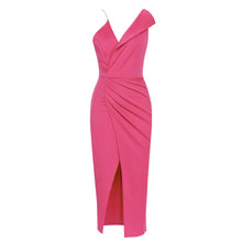 Load image into Gallery viewer, Summer Simple Sexy Sling One Shoulder Sleeveless Dress Dress Dress
