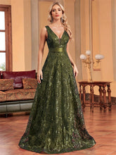 Load image into Gallery viewer, Deep V Plunge Dress Sexy Dress Backless Slim Fit Fishtail Bridesmaid Cocktail Evening Dress Women