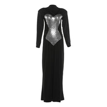 Load image into Gallery viewer, Winter Women Clothing Sequin High Waist Slim Dress Maxi Dress