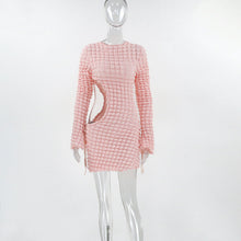 Load image into Gallery viewer, Autumn Hollow Out Cutout out Strap Bell Sleeve Sheath Sexy Sexy High Street Dress for Women