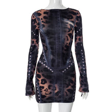 Load image into Gallery viewer, Women Clothing Positioning Printing Slim Fit Long Sleeve Narrow Short