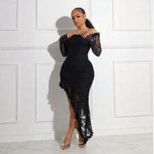 Load image into Gallery viewer, Tube Top Similar to Irregular Asymmetric Dress Solid Color Maxi Dress Women