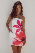 Load image into Gallery viewer, Summer Sexy Women Tube Top Floral Print Slim Sheath Short Dress