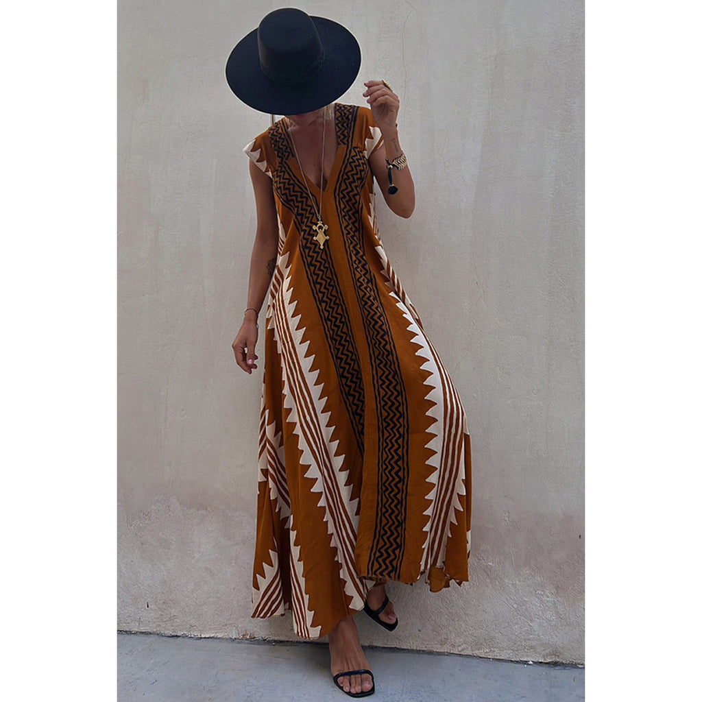 Casual Dress Holiday Women Loose Dress