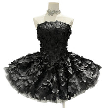 Load image into Gallery viewer, Spring Elegant Elegant Sweet Tube Top Floral Dress Waist Slimming Heavy Work Dress Women