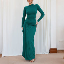 Load image into Gallery viewer, Sexy Short Sleeve Maxi Dress Women Clothing Autumn Winter
