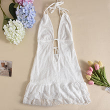 Load image into Gallery viewer, Sexy Women Clothing Dress Autumn Lace up Lace Cake Type Backless Sexy