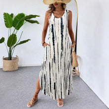 Load image into Gallery viewer, Summer Printed Sleeveless Slim Fit Slim Fit Sleeveless Dress