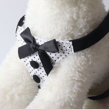 Load image into Gallery viewer, Polka Dot Bow Dog Harness and Leash Set Elegant Adjustable Puppy Vest