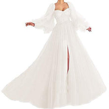 Load image into Gallery viewer, Summer Women Clothing Graceful Fashionable Dress Mesh Split Expansion Dress Wedding Evening Dress