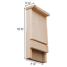 Load image into Gallery viewer, Outdoor Wood Bat House Kit - Holds up to 12 Bats - Made in USA