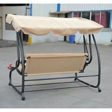 Load image into Gallery viewer, Outdoor Canopy Swing Patio Porch Shade Deck Bed in Sand