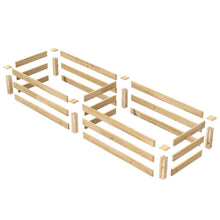 Load image into Gallery viewer, Pine Wood 2-Ft x 8-Ft Outdoor Raised Garden Bed Planter Frame - Made in USA