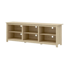 Load image into Gallery viewer, Farmhouse TV Stand in Light Oak Wood Finish - for TVs up to 70-inch