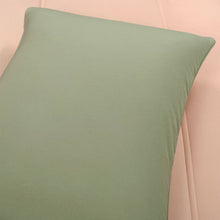 Load image into Gallery viewer, Twin/XL Soft Lightweight Reversible Quilted Comforter Set in Green/Pink