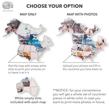 Load image into Gallery viewer, World Photo Map Pastel