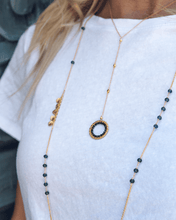 Load image into Gallery viewer, Black Spinel Necklace Layering Set