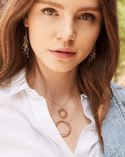 Load image into Gallery viewer, Labradorite Halo Necklace Layering Set