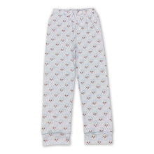 Load image into Gallery viewer, Blue santa family pajamas men Christmas pants