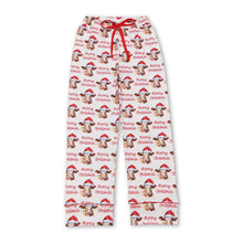 Load image into Gallery viewer, Merry Christmas cow adult women pants