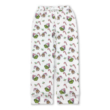 Load image into Gallery viewer, Pink candy cane green face adult women Christmas pants